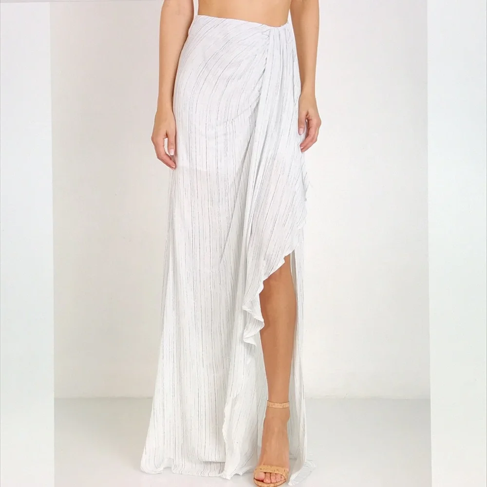The Jetset Diaries White Maxi Skirt - Picture 7 of 10